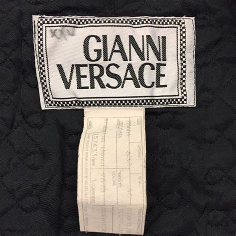 gianni versace vintage jacket|vintage gianni versace label.